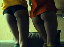 Most beautiful asses featuring cute pigtails dancing to sexy music 😍