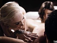 paranoid wife suspects the teen babysitter with big tits