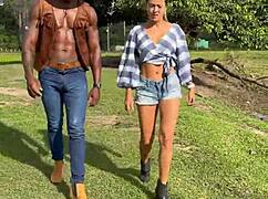 Negão BBC caseiro mete na casada patroa hotwife na fazenda, cucloud rei dos casais, vídeo completo