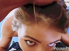 Adriana sucks big dick before doggystyle fucking?