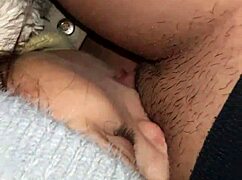 Wow, my lesbian neighbor licked my pussy in the abandoned barn secretly!