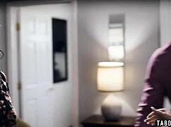 paranoid wife suspects the teen babysitter with big tits