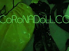 i did self-bondage with 3 layers latex 4 layers gloves gasmask