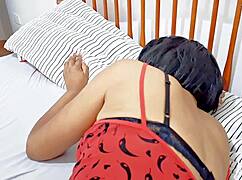 Fingering Stepmother's Big Beautiful Ass