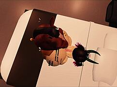 White whore's ass gets destroyed in rough action