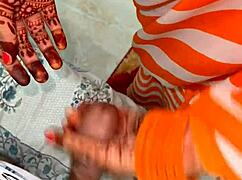 Wife Takes Double Creampie from Hubby and Young Stud