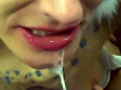 Vilja Gives Sloppy POV Blowjob with Rough Deepthroat