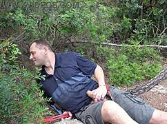 fuck fuck car in the wood with aixmen la cubana 😍