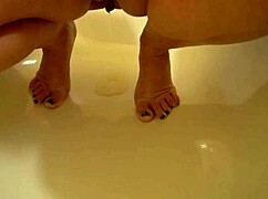 Milf Caresses Anal Then Pisses Inside Pussy!