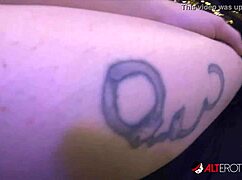 Quarantine fun with tattooed chick Leya Falcon