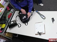 Innocent Girl Sucks Officer's Hard Cock