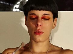 hungarian goth teen girls sneezing huge snot in hd pt1 🤧