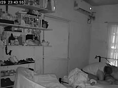 Spying on amateur couple having great sex.