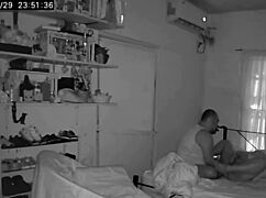 Spying on amateur couple having great sex.