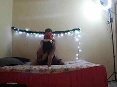 Cel mai bun de Crăciun cu tânăra gustoasă în pelat all pjtx