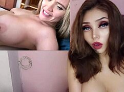 Can a busty Latina bride handle her companion's creampie in bed?