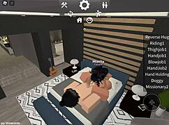 Fucking a roblox slut in hardcore group sex
