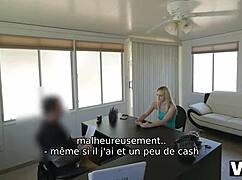 Vip4k Pretty Blonde Allie Rae Gives Her Wet Pussy To A Credit Agent For Sex Cash