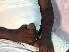 Bbc cock gets a sloppy handjob