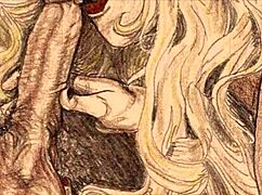 Vintage eroottisten piirrosten kokoelma