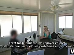 Vip4k Pretty Blonde Allie Rae Gives Her Wet Pussy To A Credit Agent For Sex Cash