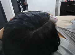 Prichytám kamošku ako cucá vták môjmu nevlastnému bratovi, ja si vyjebem jej kamoša