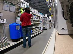 housewife flashes ass in public pantsing