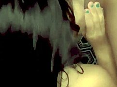 Morena from Iztapalapa sucking and fucking passionately outdoors.