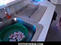 Stepfather4k Remaja Pirang Kecil 18+ Kyler Quinn POV Ngentot