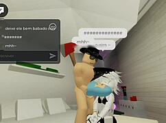 Femboy hívott a szobába kemény szexre - brookhaven.