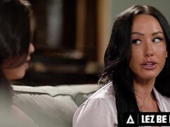 Lez be bad - horny milf jennifer white dominates naturally stacked stepbae scarlett alexis