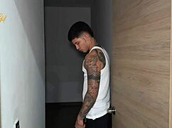 my stepbrother watches me masturbate then fucks me - salomé gil part 1