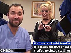 Студентка получает оргазм от хитачи от доктора в больнице