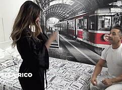 Spanish teen Bella Rico massaged then fucked intensely