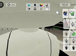 Femboy me chamou para o quarto para fazer sexo difícil - brookhaven.