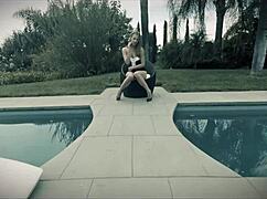 jillian jansen ditches sunbathing for pool fun with seth's cock