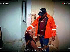 i sucked the delivery guy's cock and let him fuck me after showing off in lingerie, it was quick adrenaline-filled delicious sex with errors like that