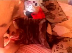 Does This French Amateur In Satin Panties And Fishnets Give Ass-To-Mouth?