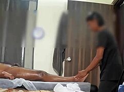 Hidden cam caught happy ending massage