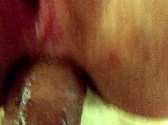 eating the young bride's ass in a suggestive way