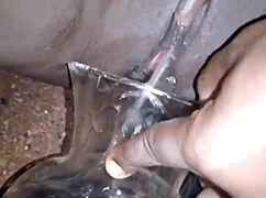 salty rain on shaved pussy