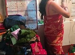 Indian house mad fuck husband in home with saree official video by localsex31