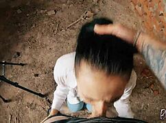 Pov teen discovers abandoned building secrets