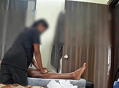 Hidden cam caught happy ending massage