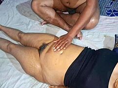 Desi indian hot bhabhi enjoys full nude massage 😊