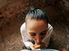 Pov teen discovers abandoned building secrets