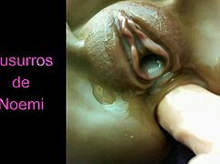 Coño Gordito Disfrutando De Una Buena Polla, creampie dildo masturbation orgasm shaved pussy.
