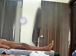 Hidden cam caught happy ending massage