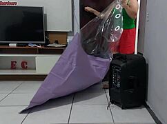 i put a curtain in the bathroom just to watch my stepson in the shower