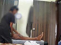 Hidden cam caught happy ending massage
